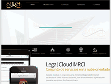 Tablet Screenshot of mrci.com.mx